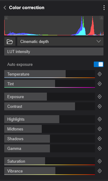 Color Settings –  Support