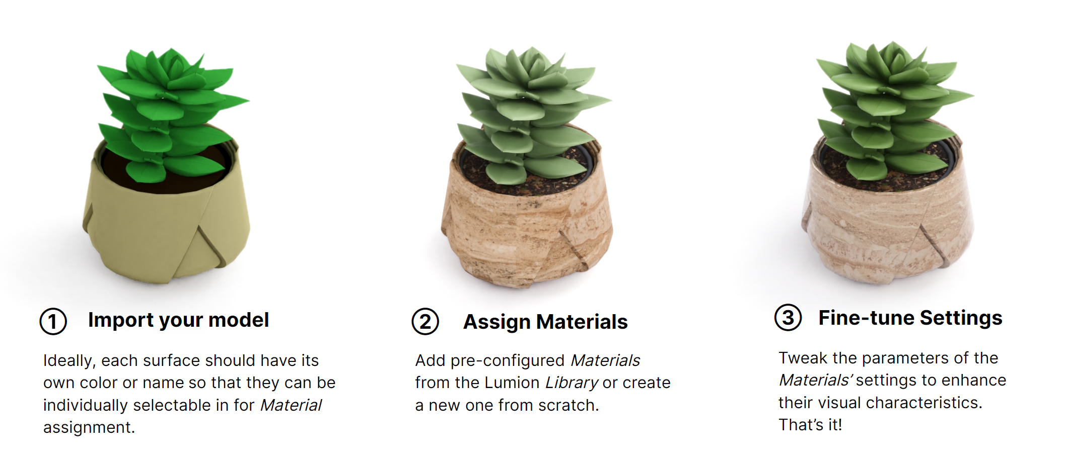 Materials Workflow – Lumion - User Support