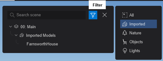 9 Scene Inspector _Filter-ImportedModels example.png