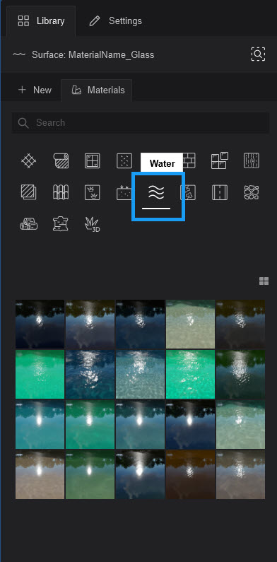 Water Material Lumion 2025.0 - LibraryMaterials.png
