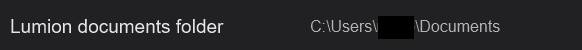 Lumion-Documents Default folder location.png