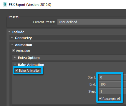 maya fbx export settings for unity