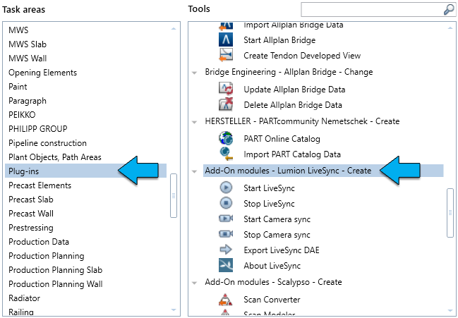 plugin_Allplan_Lumion