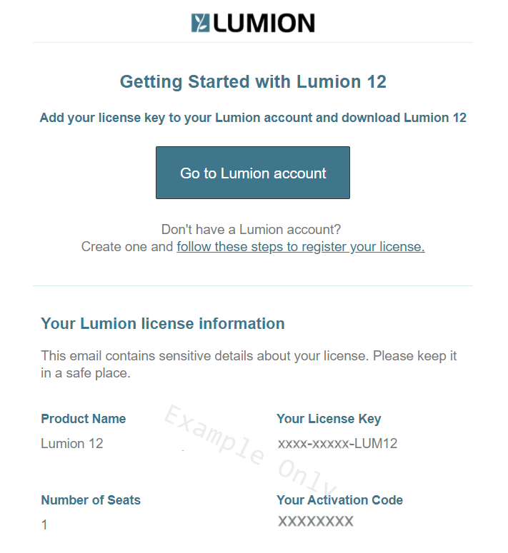 Where you find your Lumion License Key? Lumion - User Support