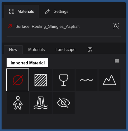 Material Setting 