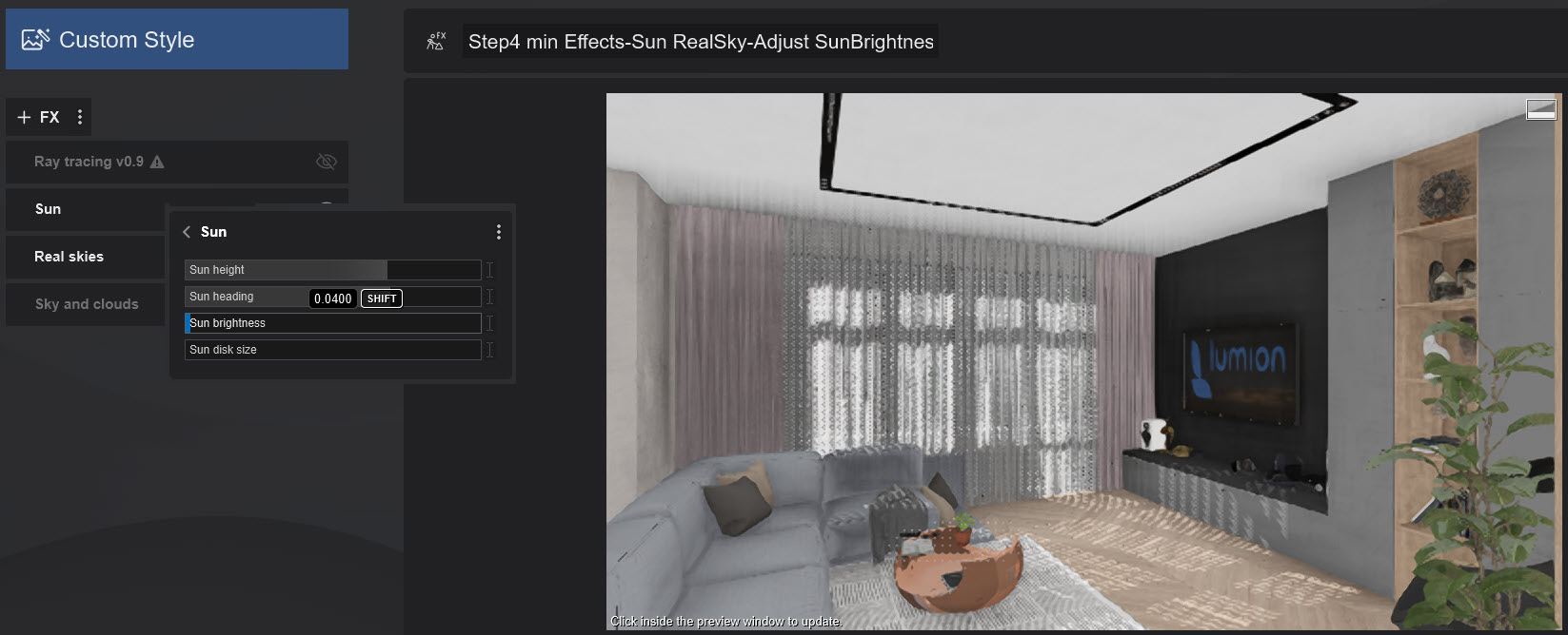 How do you use the new Ray Tracing Effect? – Lumion - User Support