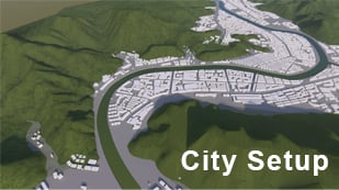 city setup
