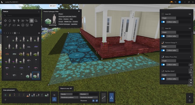 Ex-SubEnv _Area-NexttoHouse with Flowers - diagram