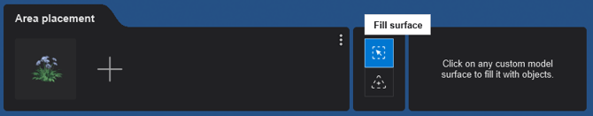 L26.0 Area Placement _KeySteps 2a. Select Fill Surface Tool