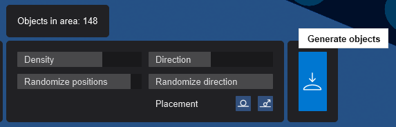 L26.0 Area Placement _KeySteps 4. Generate objects button
