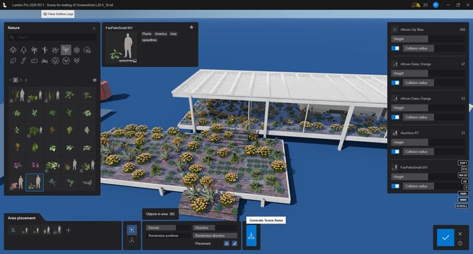 L26.0 Area Placement-Area _Fill surfaces with many plants _exFarnsworth