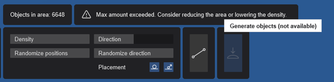 UI - Warning on exceeding Limit - 5K and Generate btn Disabled