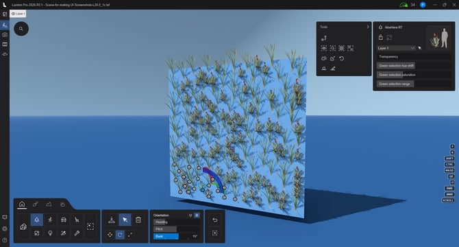 AreaPlacement _VerticalSurfaces-11 _nearVertPlacement-angleofSurface _selectPlants and change Pitch