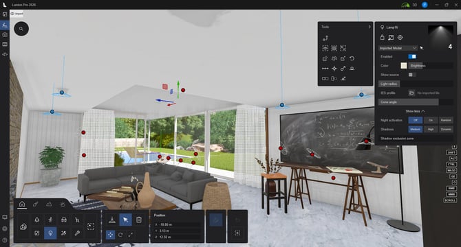 LightingNotShowing ExampleProj-Kaufmann _BuildMode - Lounge _PlacingMoreLights -umbraNotSeen