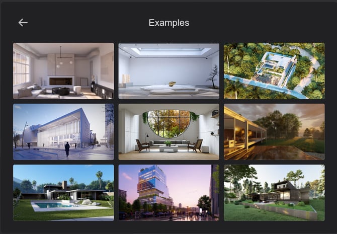 Create Project from Examples