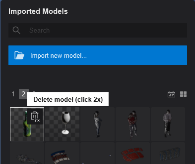 Delete ImportedModel Bin