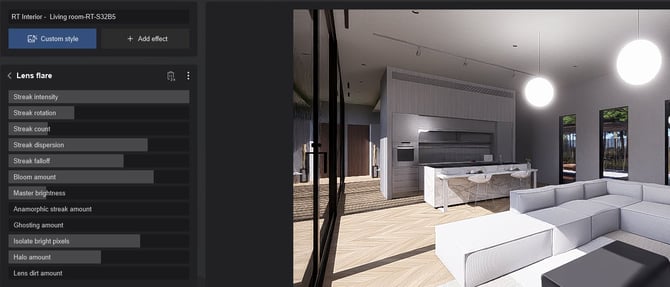 Emissive Example ExProj-HOT RT LensFlareEffect-NoBloom HQPreveiw -lit and bigGlow