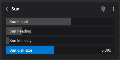 Sun Effect-Sun Disk Size _at 5x