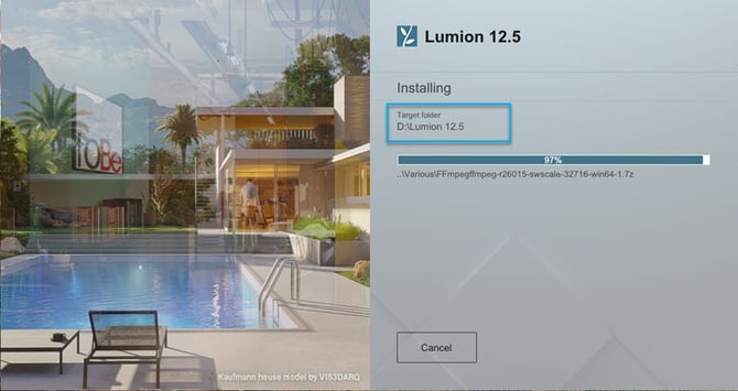 Installing on a different drive-Ex D for L12_840p