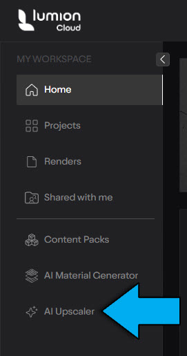 LCloud AIUpscaler _in LCloud Menu here
