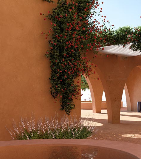 Example Project Meditteranean Villa asIs PS1 Desktop_RT Courtyard - left-473x532px