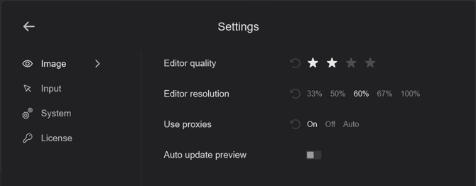 Settings for higher FPS