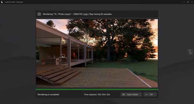 to render a Photo-Farnsworth-rendered