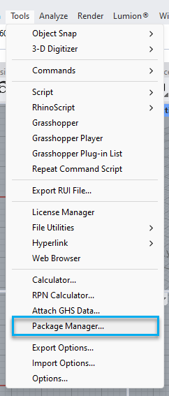 Rhino8  Tools - Package Manager.png