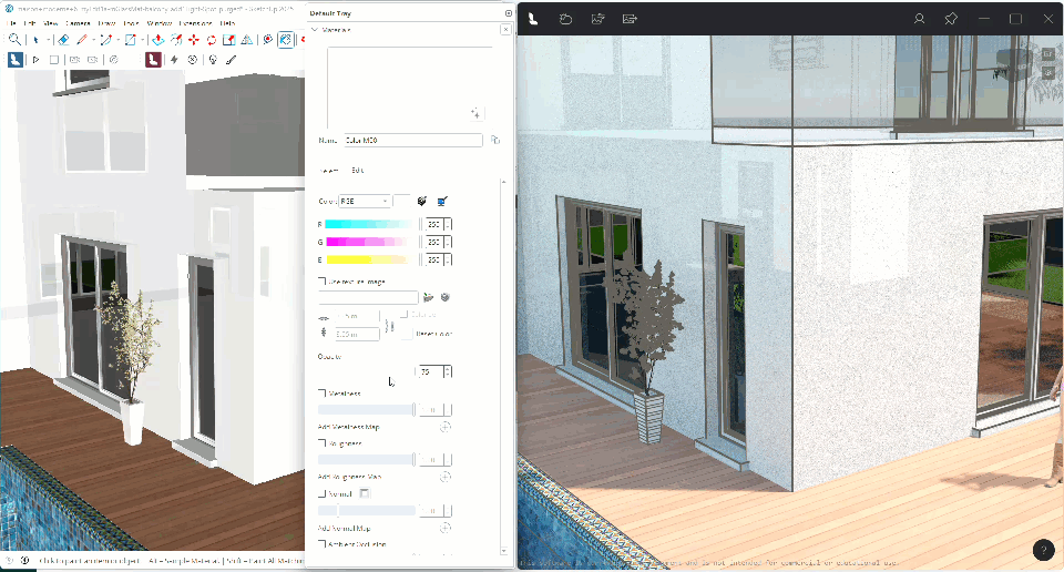 Strange wall materials in LView when change Opacity_cut_5FPS_50p.gif
