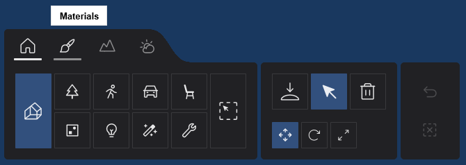 Lum2023_Access_Materials_Editor_from_Build_Mode.png